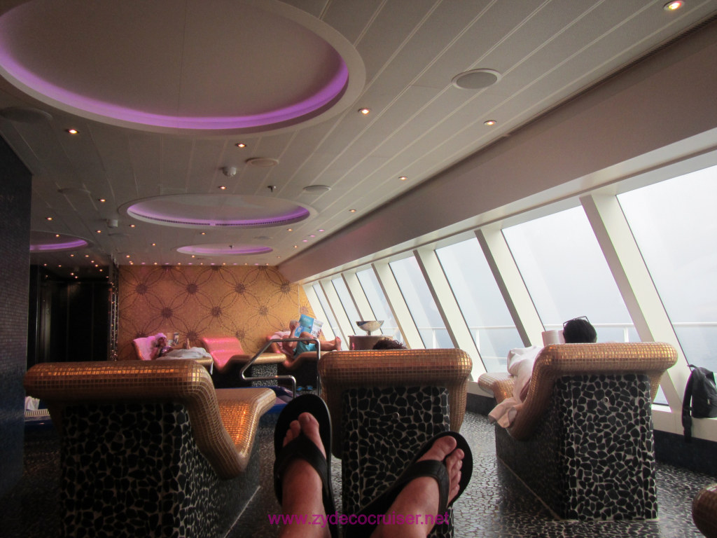 120: Carnival Horizon Transatlantic Cruise, Sea Day 4, Cloud 9 Spa