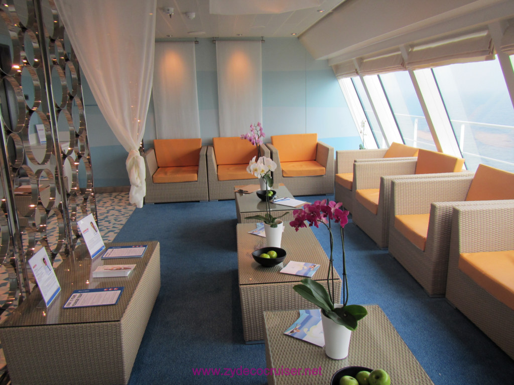 136: Carnival Horizon Transatlantic Cruise, Sea Day 4, Cloud 9 Spa