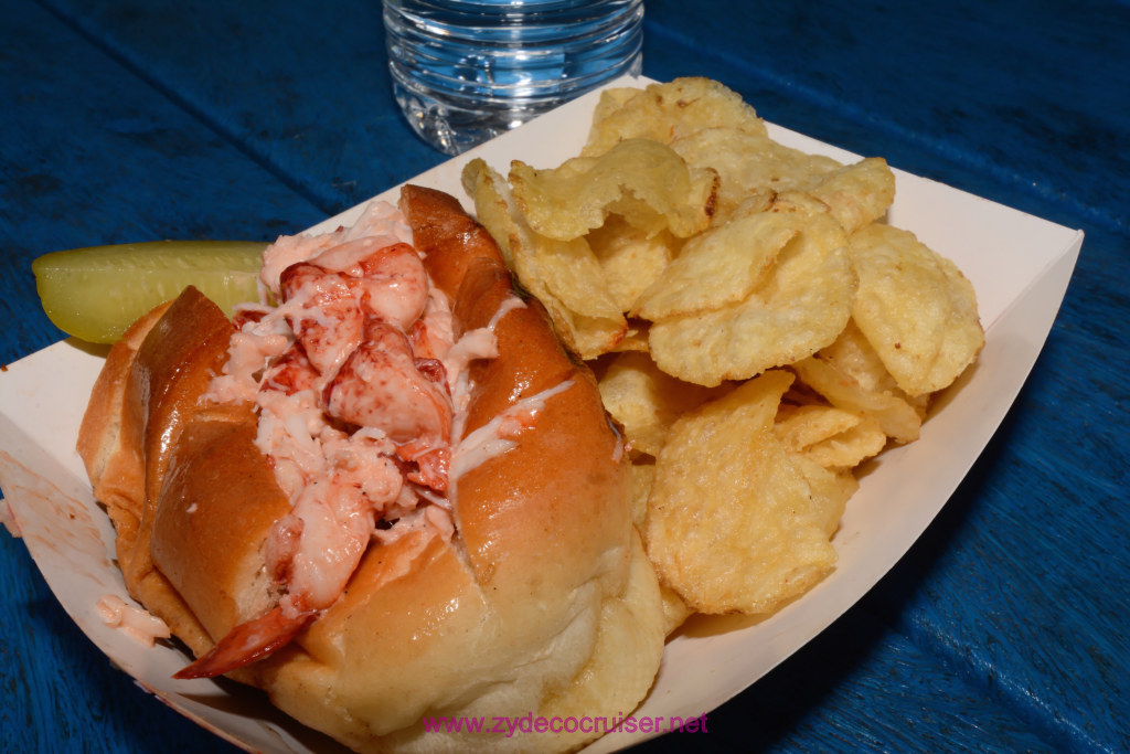 294: Carnival Horizon Transatlantic Cruise, Halifax, 1/2 Lobster Roll with Chips