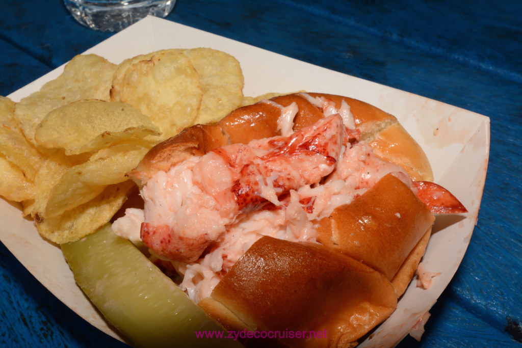 295: Carnival Horizon Transatlantic Cruise, Halifax, 1/2 Lobster Roll with Chips