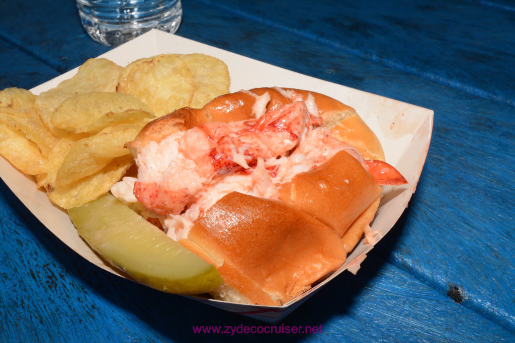 296: Carnival Horizon Transatlantic Cruise, Halifax, 1/2 Lobster Roll with Chips