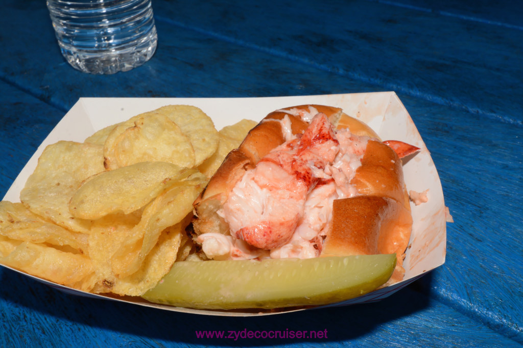 297: Carnival Horizon Transatlantic Cruise, Halifax, 1/2 Lobster Roll with Chips