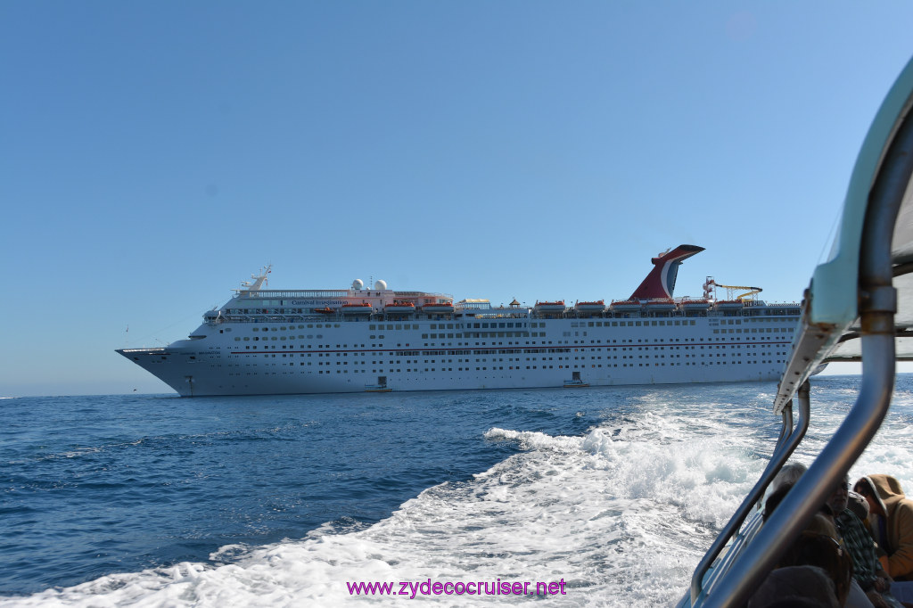 005: Carnival Imagination, Catalina, View from tender (shore boat), 
