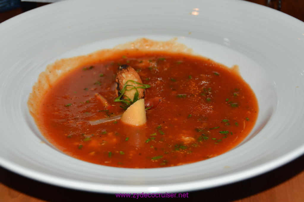 010: Carnival Cruise Seaday Brunch, Flamin' Tomatoes Soup