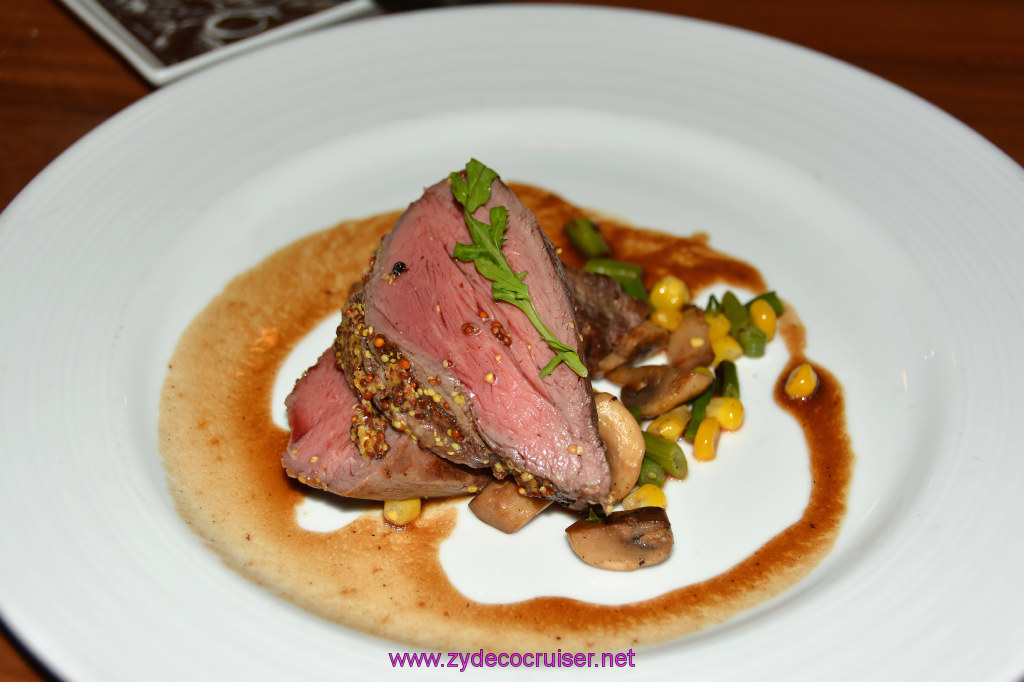 127: Carnival Imagination 4 Day Cruise, Sea Day, MDR Dinner, Roasted Beef Tenderloin, 