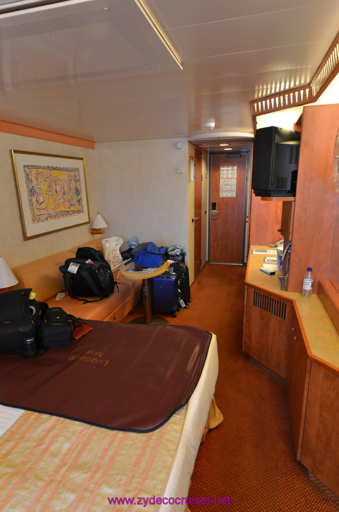 026: Carnival Legend British Isles Cruise, Dover, Embarkation, Stateroom, 
