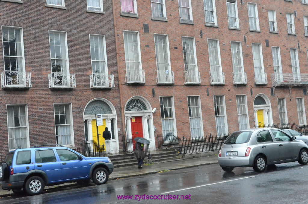 102: Carnival Legend, British Isles Cruise, Dublin, Mount Joy Square, Colorful doors, 