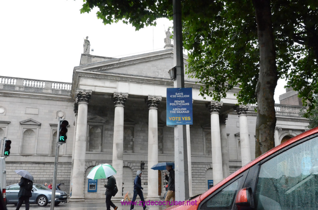 123: Carnival Legend, British Isles Cruise, Dublin, Old Irish Parliament, now Bank of Ireland, 