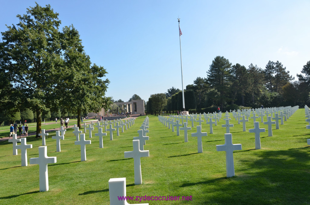 256: Carnival Legend British Isles Cruise, Le Havre, D Day Landing Beaches, Normandy American Cemetery and Memorial