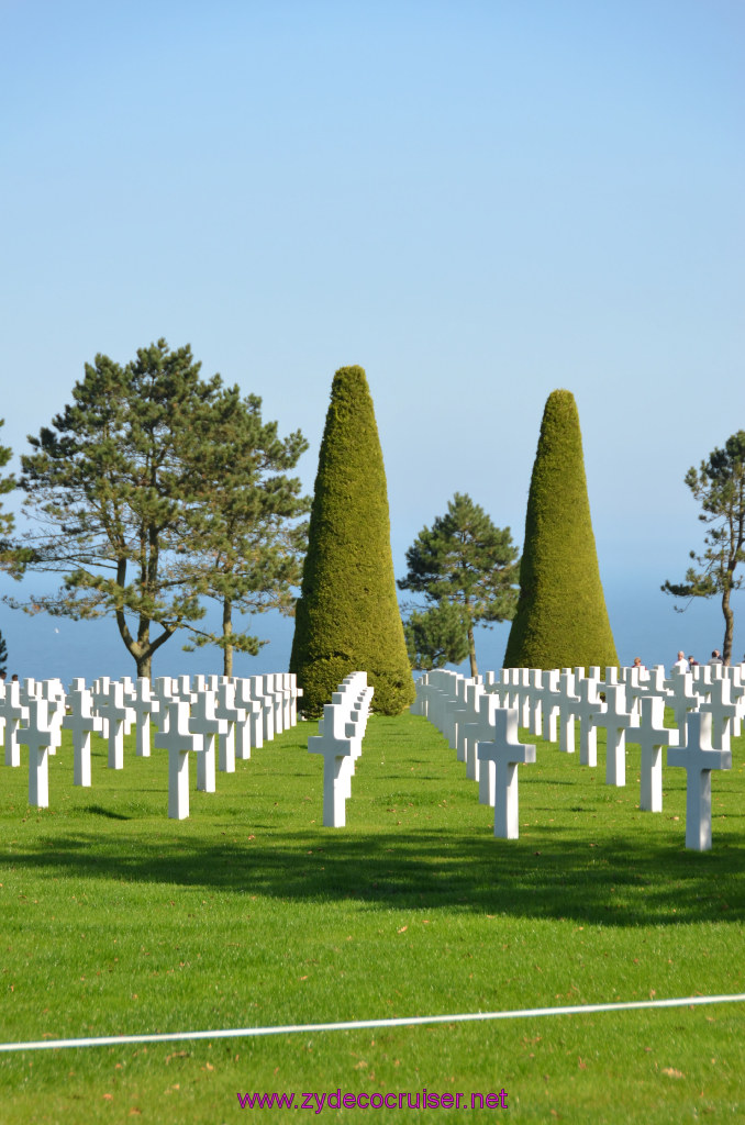 258: Carnival Legend British Isles Cruise, Le Havre, D Day Landing Beaches, Normandy American Cemetery and Memorial