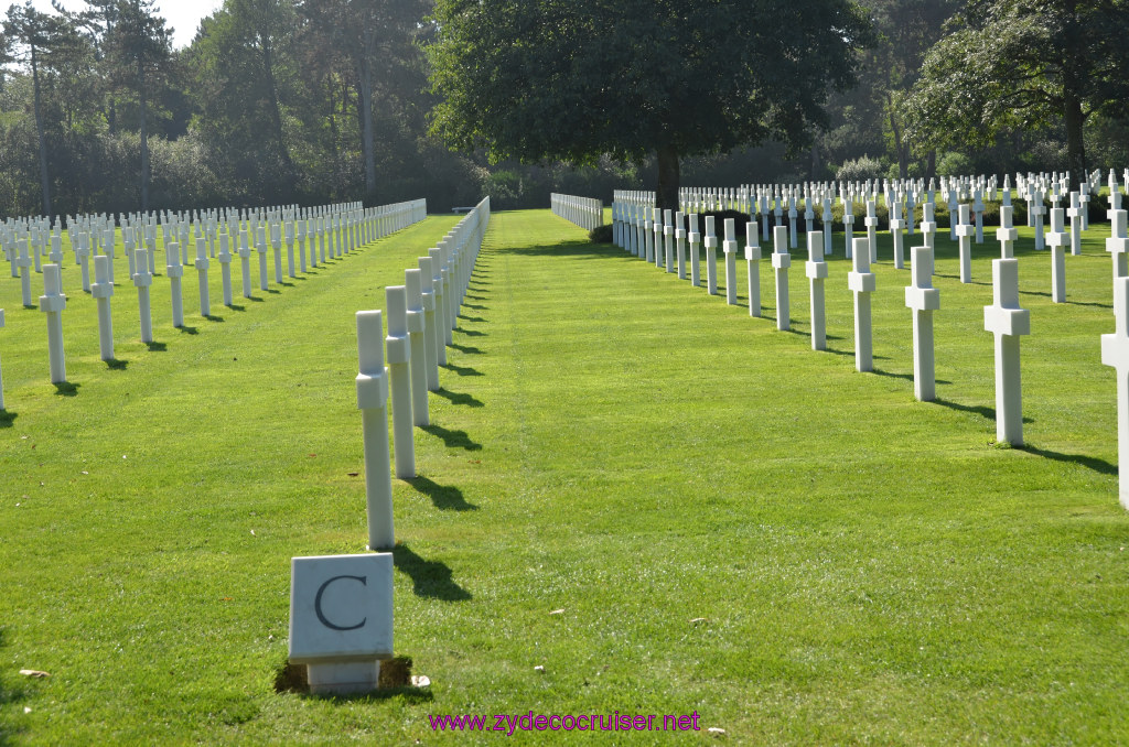 262: Carnival Legend British Isles Cruise, Le Havre, D Day Landing Beaches, Normandy American Cemetery and Memorial