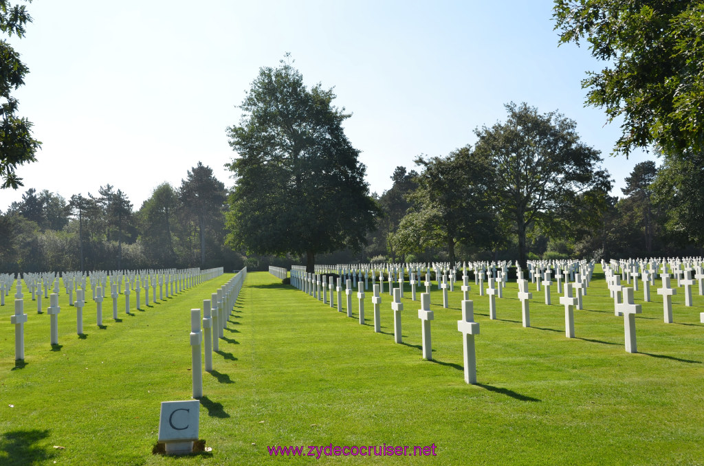 263: Carnival Legend British Isles Cruise, Le Havre, D Day Landing Beaches, Normandy American Cemetery and Memorial
