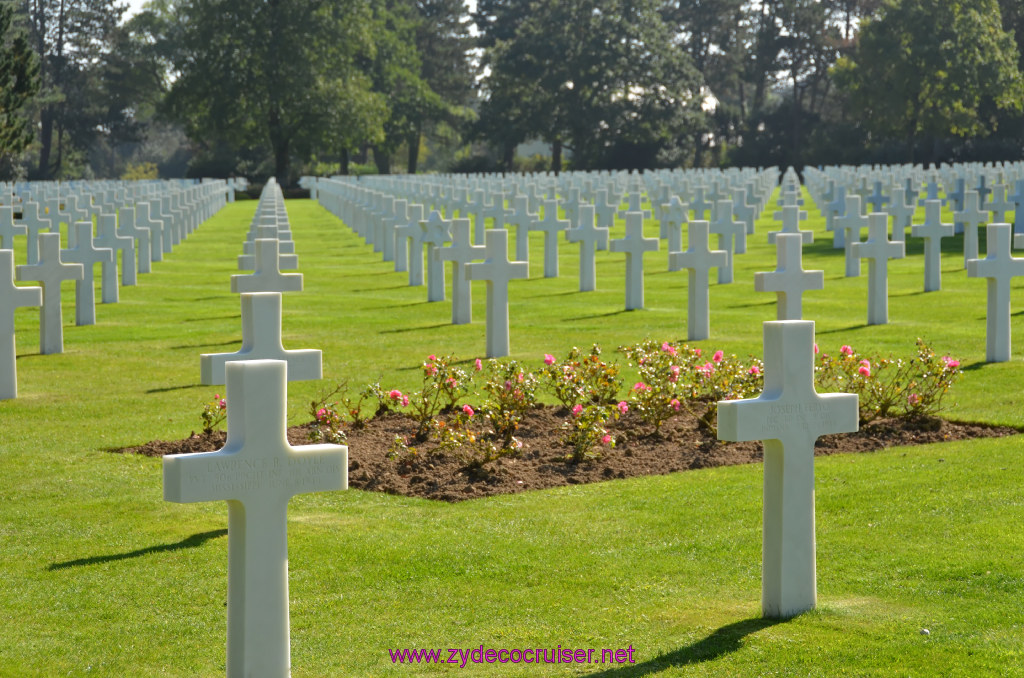 265: Carnival Legend British Isles Cruise, Le Havre, D Day Landing Beaches, Normandy American Cemetery and Memorial