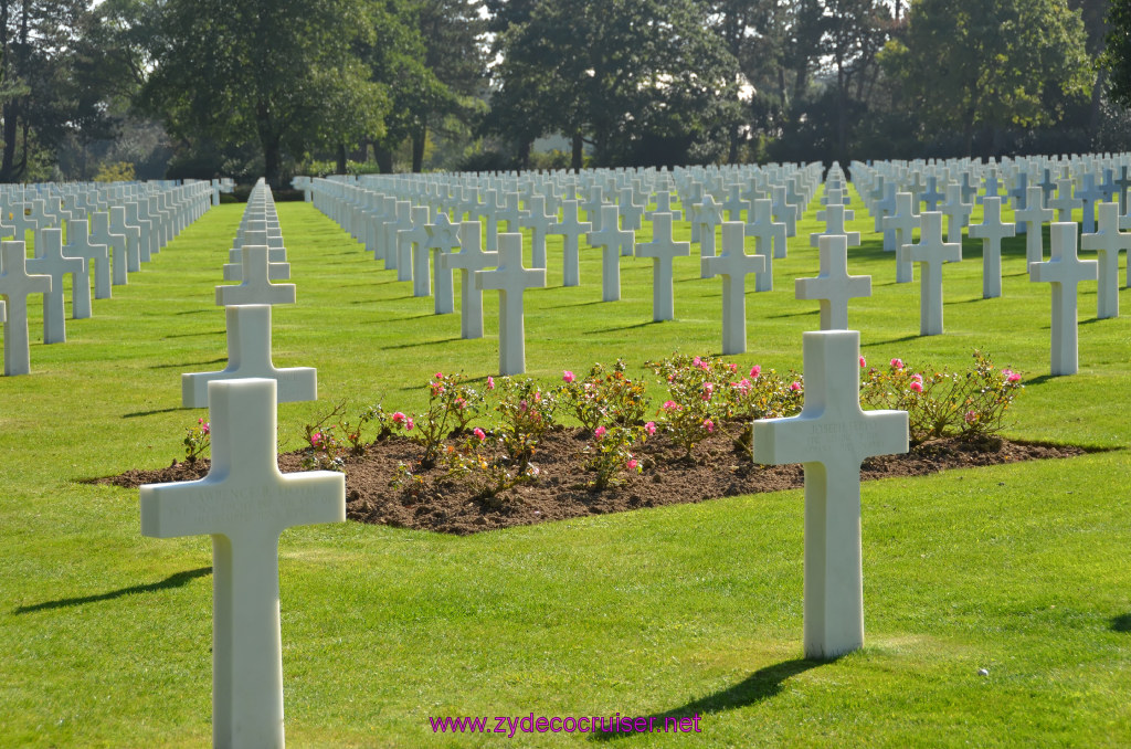 266: Carnival Legend British Isles Cruise, Le Havre, D Day Landing Beaches, Normandy American Cemetery and Memorial