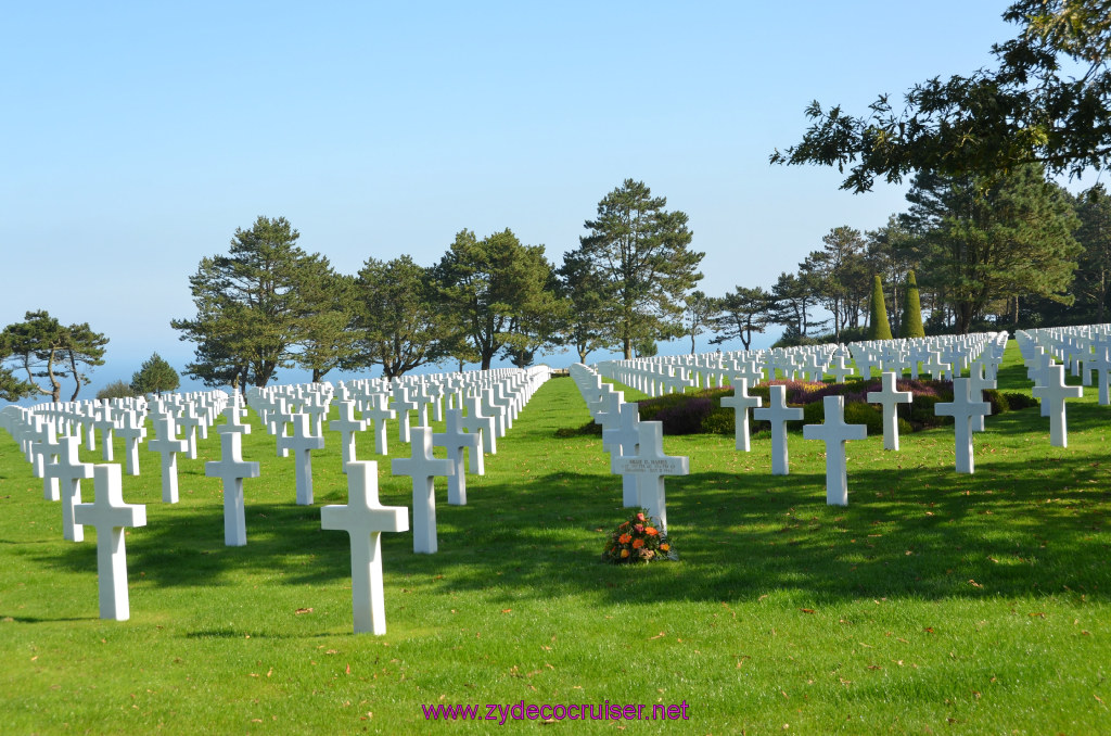 267: Carnival Legend British Isles Cruise, Le Havre, D Day Landing Beaches, Normandy American Cemetery and Memorial