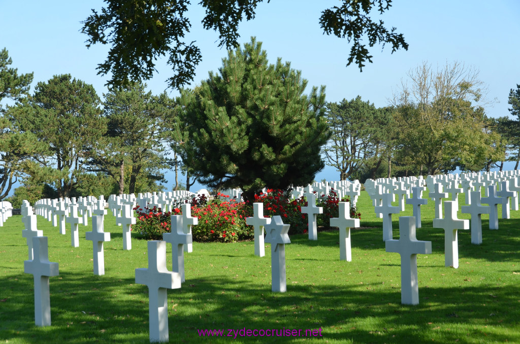 301: Carnival Legend British Isles Cruise, Le Havre, D Day Landing Beaches, Normandy American Cemetery and Memorial