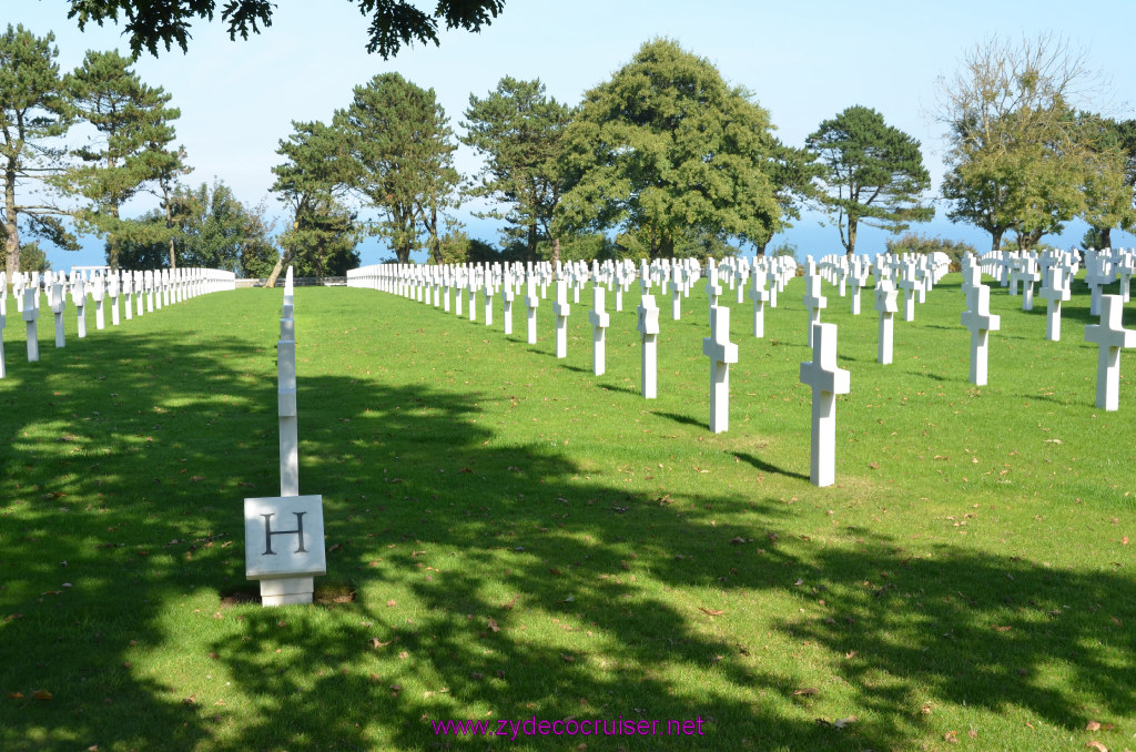 302: Carnival Legend British Isles Cruise, Le Havre, D Day Landing Beaches, Normandy American Cemetery and Memorial