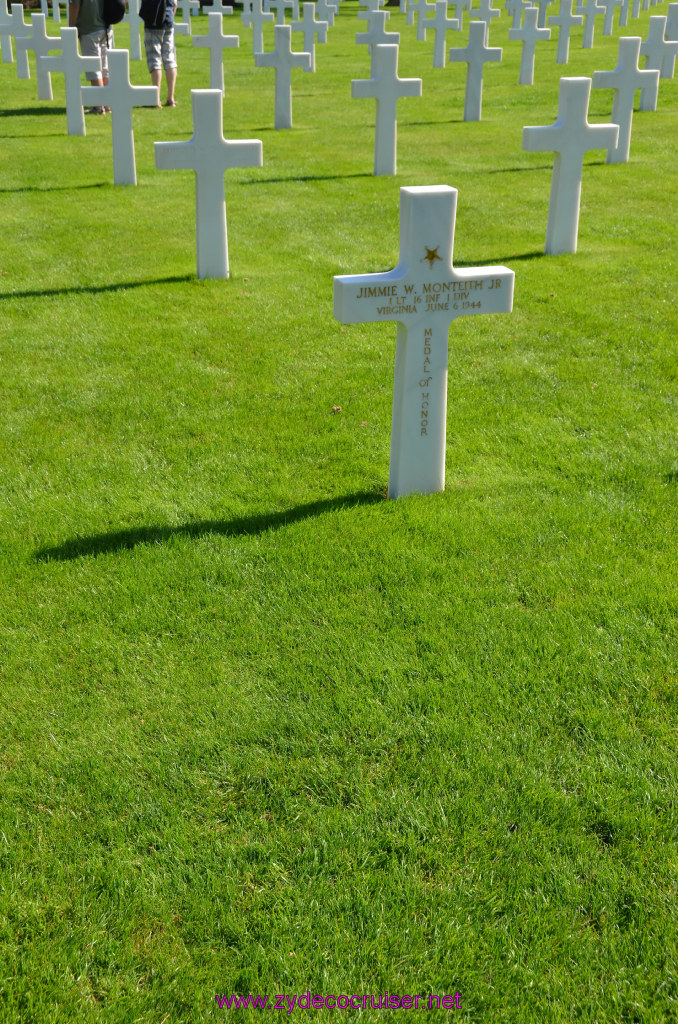 304: Carnival Legend British Isles Cruise, Le Havre, D Day Landing Beaches, Normandy American Cemetery and Memorial