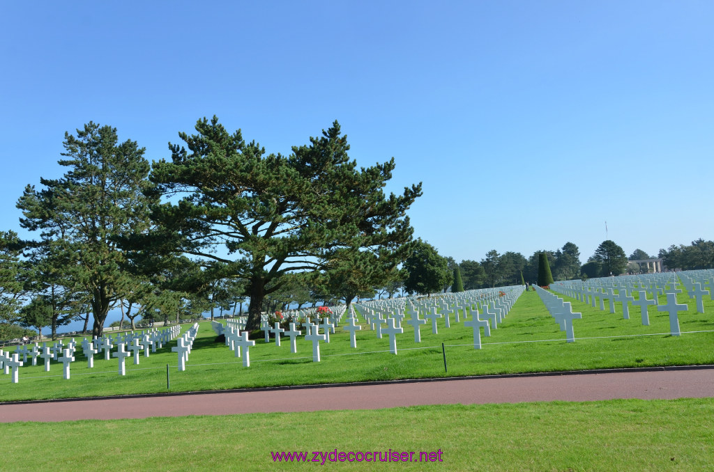 307: Carnival Legend British Isles Cruise, Le Havre, D Day Landing Beaches, Normandy American Cemetery and Memorial