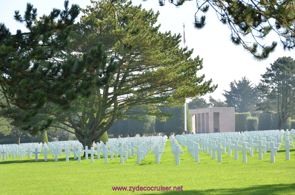 312: Carnival Legend British Isles Cruise, Le Havre, D Day Landing Beaches, Normandy American Cemetery and Memorial