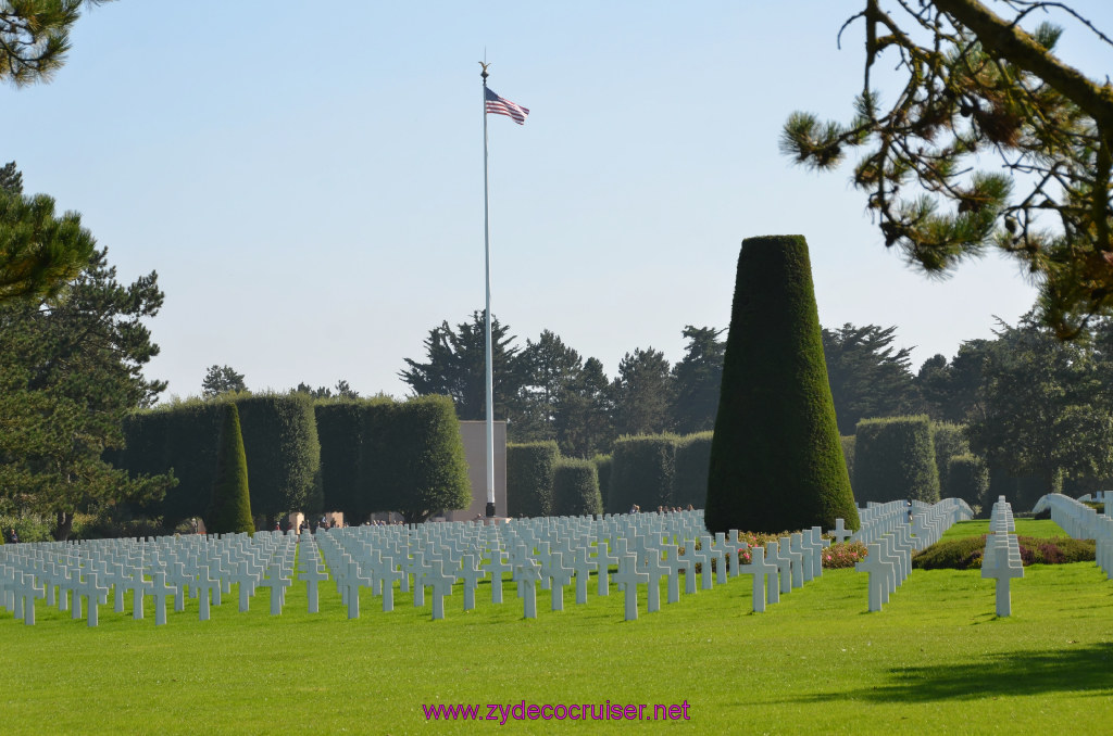 317: Carnival Legend British Isles Cruise, Le Havre, D Day Landing Beaches, Normandy American Cemetery and Memorial