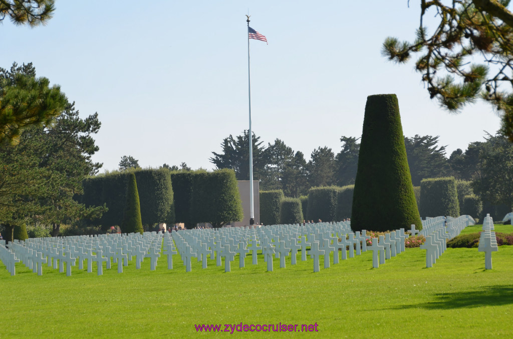 319: Carnival Legend British Isles Cruise, Le Havre, D Day Landing Beaches, Normandy American Cemetery and Memorial