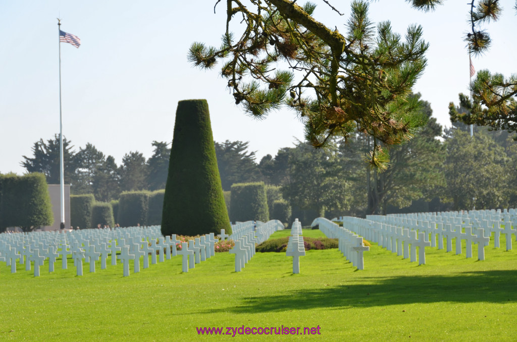 320: Carnival Legend British Isles Cruise, Le Havre, D Day Landing Beaches, Normandy American Cemetery and Memorial