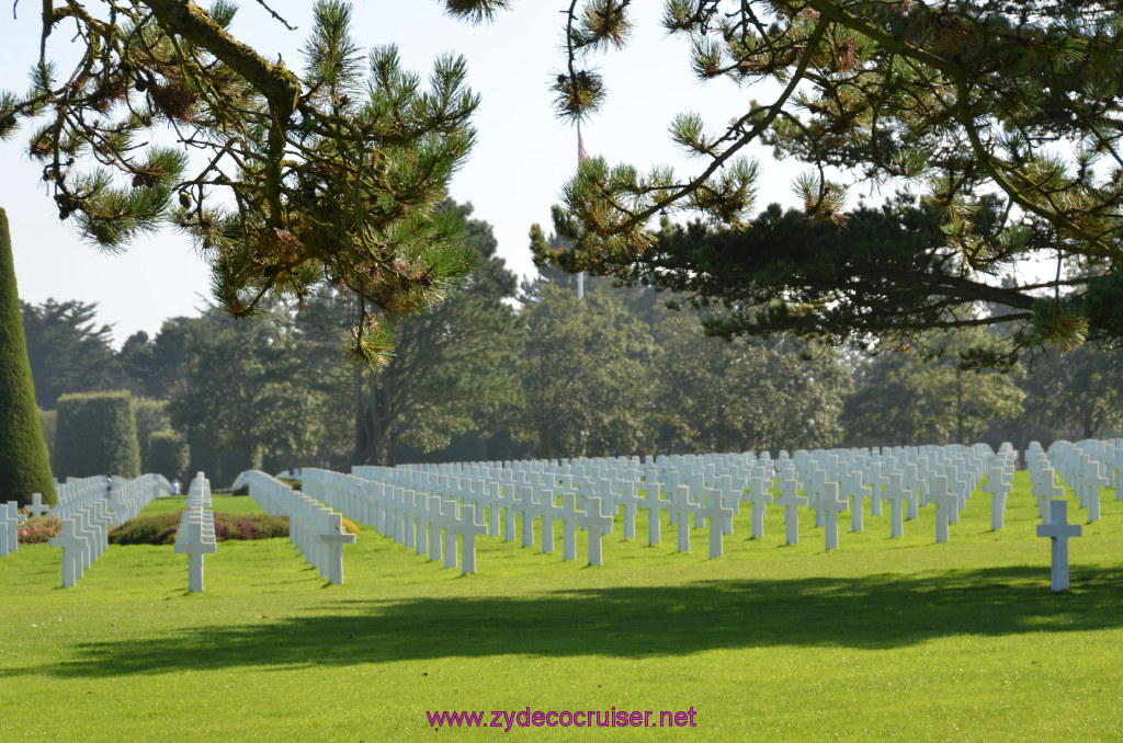 321: Carnival Legend British Isles Cruise, Le Havre, D Day Landing Beaches, Normandy American Cemetery and Memorial