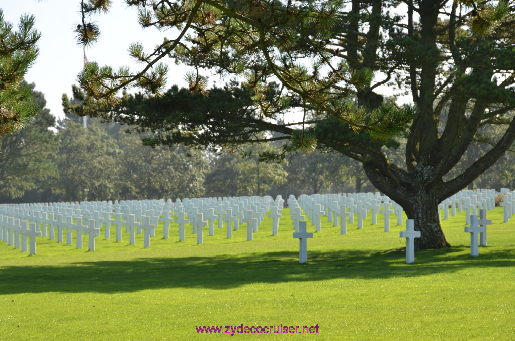 322: Carnival Legend British Isles Cruise, Le Havre, D Day Landing Beaches, Normandy American Cemetery and Memorial