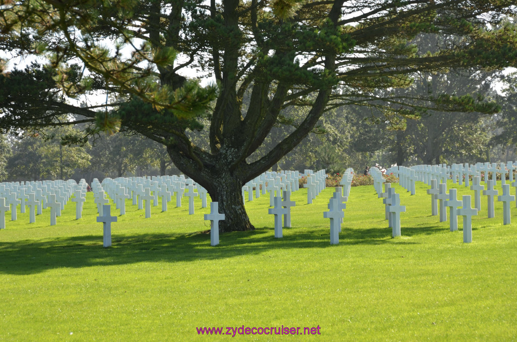 323: Carnival Legend British Isles Cruise, Le Havre, D Day Landing Beaches, Normandy American Cemetery and Memorial
