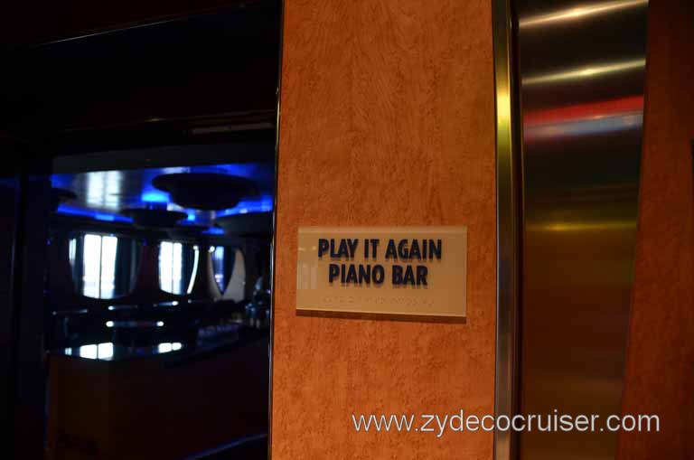 219: Carnival Magic Inaugural Cruise, Grand Mediterranean, Venice, Play It Again Piano Bar