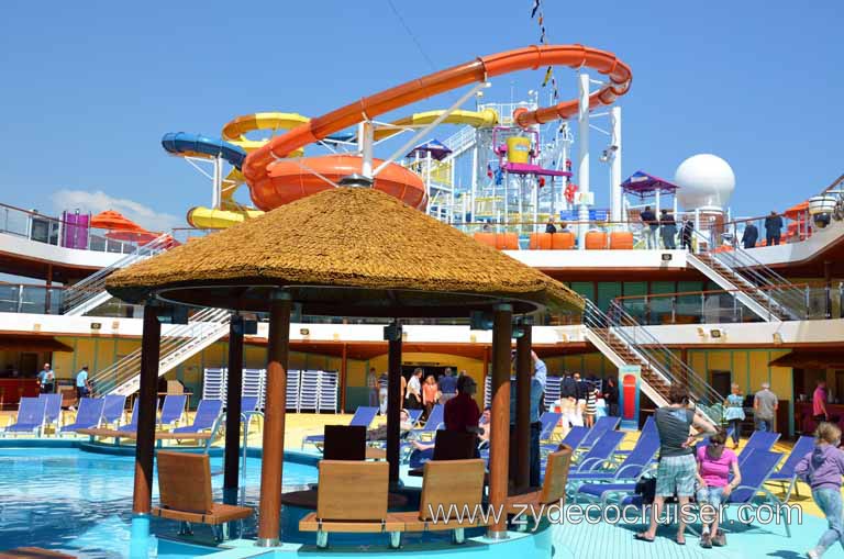 251: Carnival Magic Inaugural Cruise, Grand Mediterranean, Venice, Beach Pool Gazebo