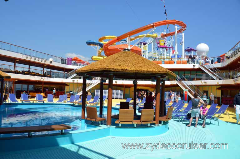 252: Carnival Magic Inaugural Cruise, Grand Mediterranean, Venice, Beach Pool Gazebo