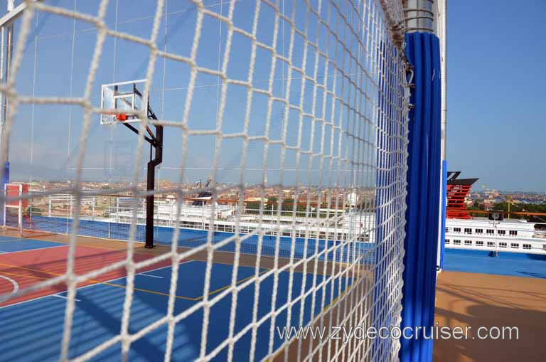 393: Carnival Magic Inaugural Cruise, Grand Mediterranean, Basketball Court
