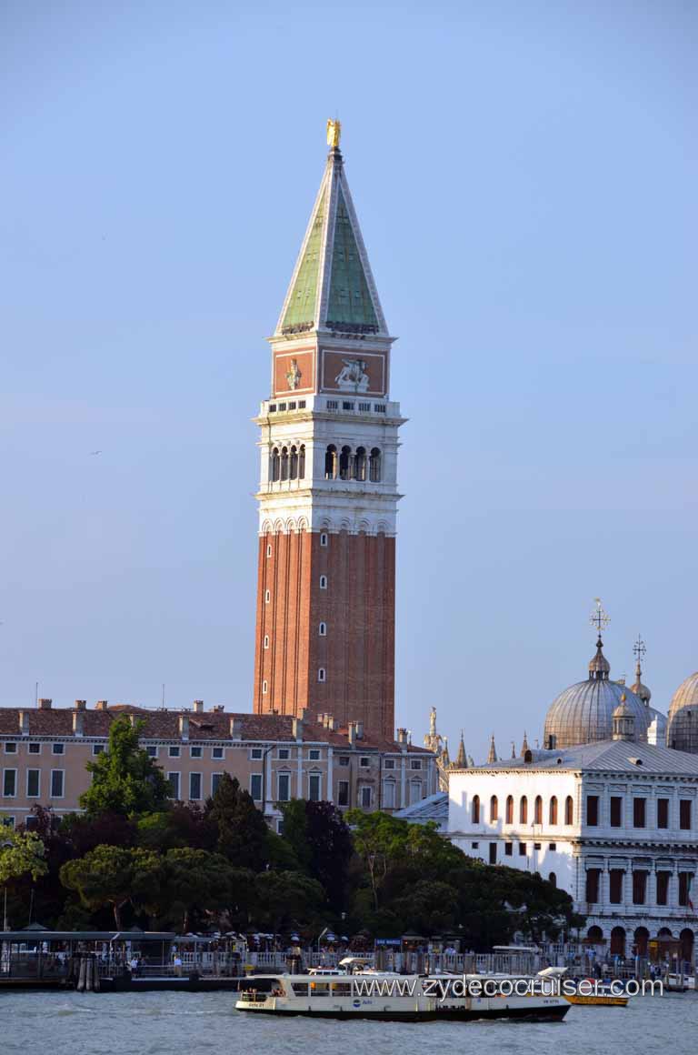 435: Carnival Magic Inaugural Cruise, Grand Mediterranean, Venice, Venice Sailaway, Bell Tower, Campanile