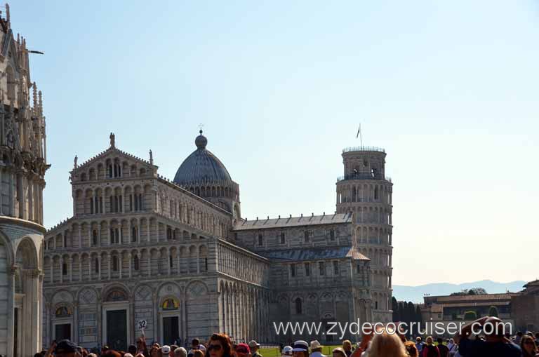 025: Carnival Magic Inaugural Voyage, Livorno, Pisa and Winery Tour, Baptistery of St John, Pisa Cathedral/Duomo, Leaning Tower (Campanile/Torre Pendente), 