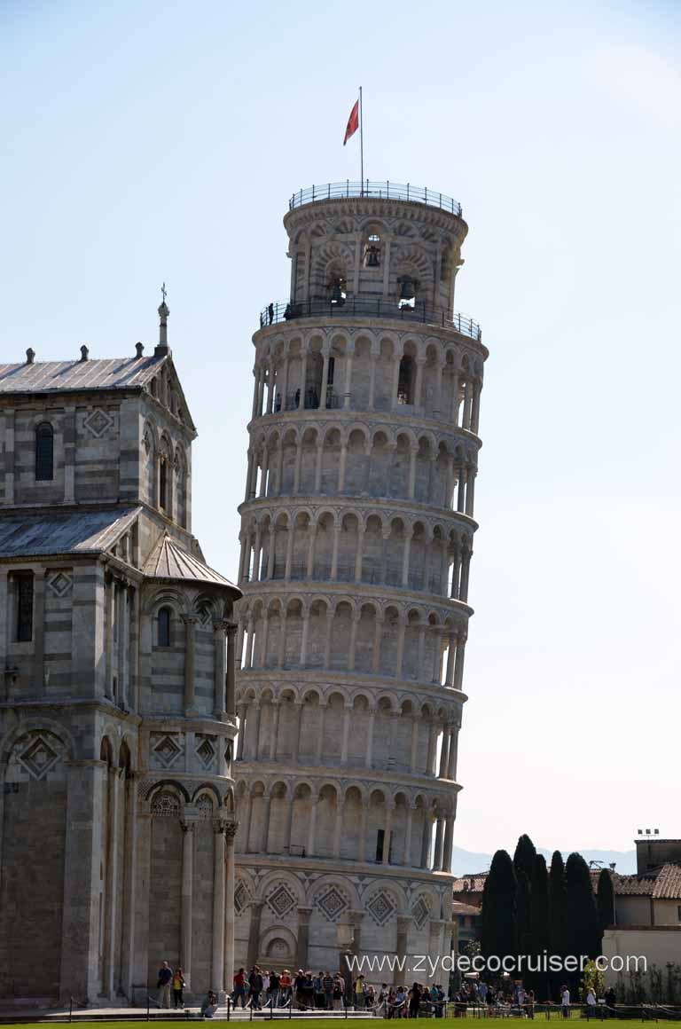 031: Carnival Magic Inaugural Voyage, Livorno, Pisa and Winery Tour, Leaning Tower