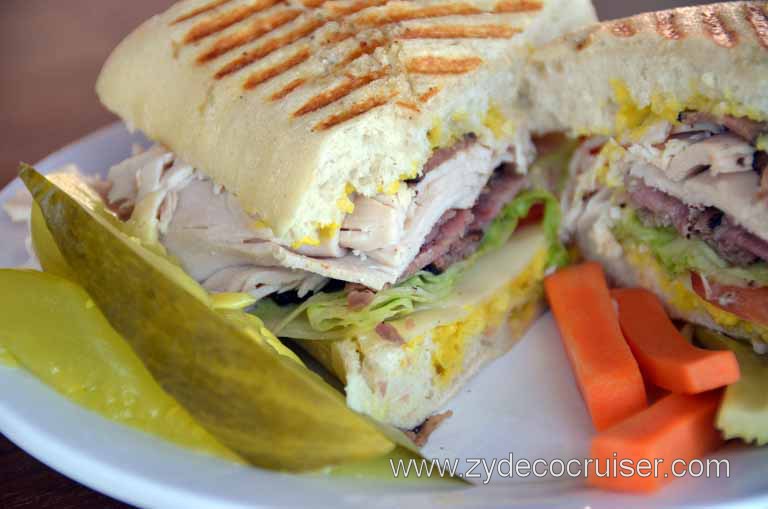 301: Carnival Magic Grand Mediterranean Cruise, Monte Carlo, Monaco, Grilled Turkey and Pastrami on country roll