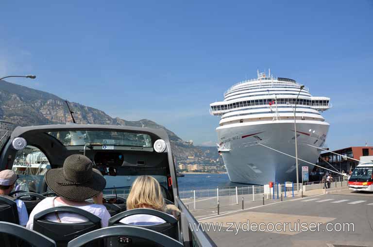 318: Carnival Magic Grand Mediterranean Cruise, Monte Carlo, Monaco, Hop On Hop Off Bus Tour, HoHo Tour, 
