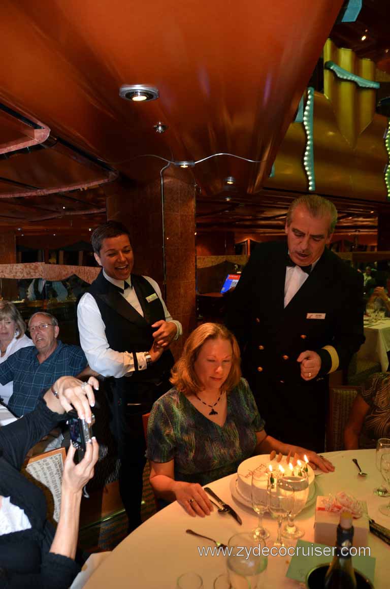 410: Carnival Magic Grand Mediterranean Cruise, Monte Carlo, Monaco, Dinner, Martina, Ken and more singing Happy Birthday