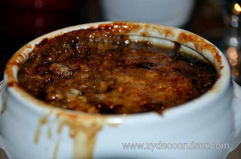 017: Carnival Magic Prime Steakhouse, Baked Onion Soup - wish I had some now