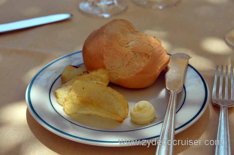 221: Carnival Magic, Venice, Italy - Murano, Burano, and Torcello Excursion - Torcello - Lunch, Some Potato chips