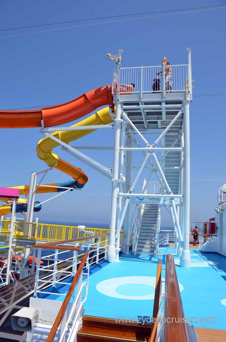 010: Carnival Magic, Mediterranean Cruise, Sea Day 2, Waterworks, 