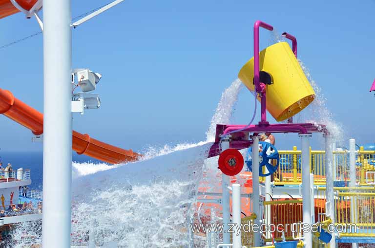 051: Carnival Magic, Mediterranean Cruise, Sea Day 2, Waterworks, Power Drencher, 
