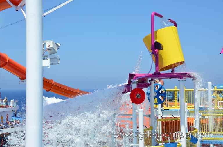 053: Carnival Magic, Mediterranean Cruise, Sea Day 2, Waterworks, Power Drencher, 