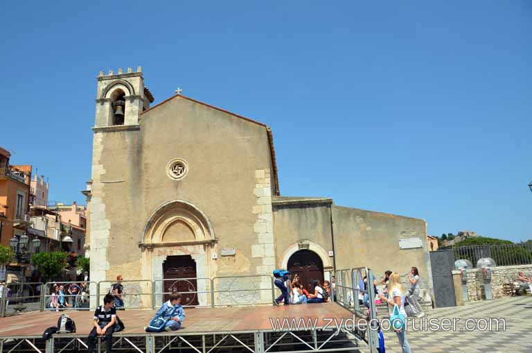 308: Carnival Magic, Messina, Taormina on Your Own Tour, Taormina, Chiesa San Agostino, 