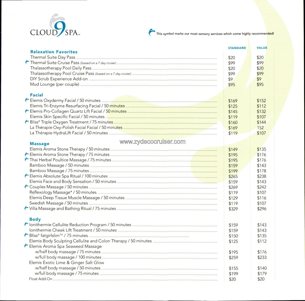 Carnival Magic Cloud 9 Prices Page 1
