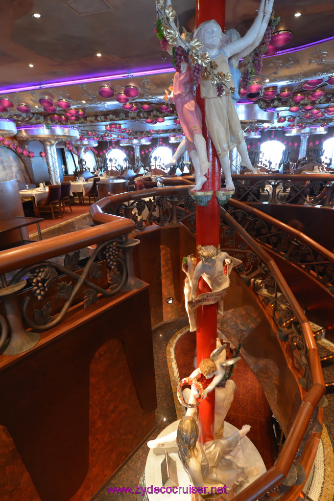 018: Carnival Miracle Alaska Cruise, Fun Day at Sea 1, Bacchus Dining Room, 