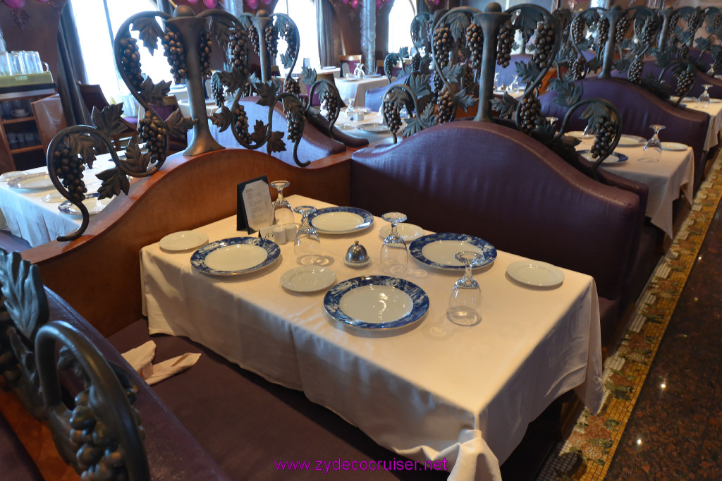 022: Carnival Miracle Alaska Cruise, Fun Day at Sea 1, Bacchus Dining Room, 
