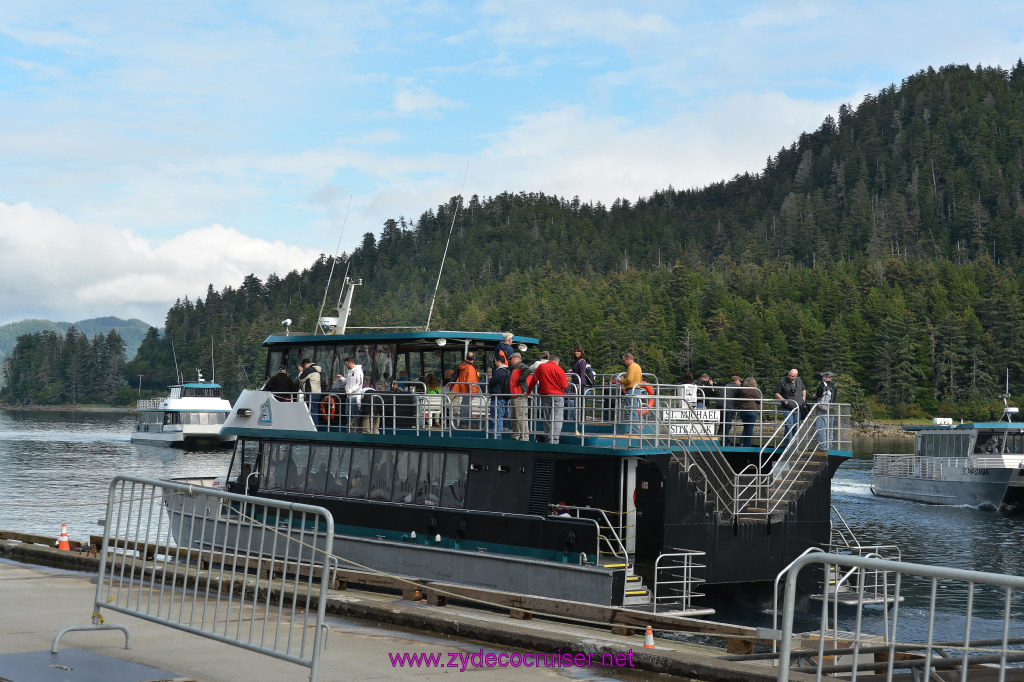 043: Carnival Miracle Alaska Cruise, Sitka, Jet Cat Wildlife Quest And Beach Exploration Excursion, Not our boat